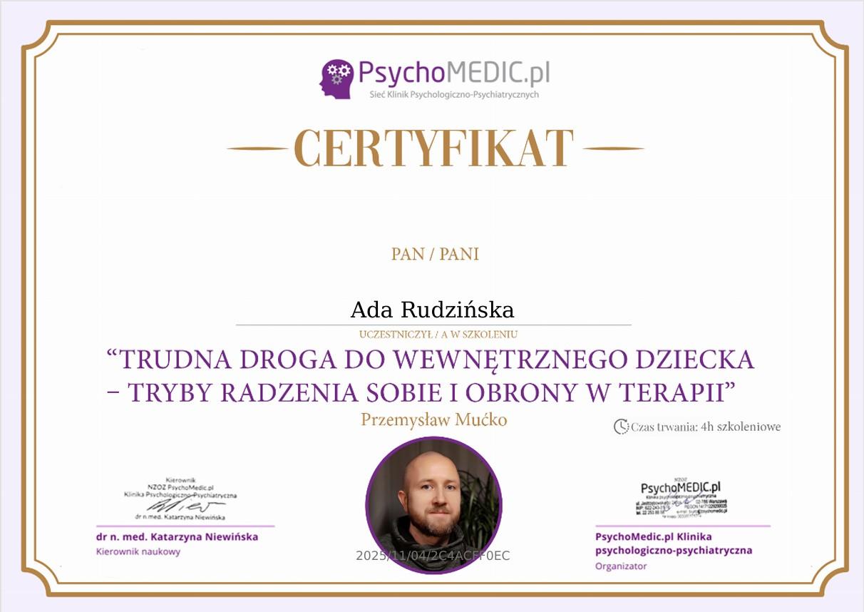 trudna droga do wewnetrznego dziecka certyfikat Ada Rudzińska.jpg
